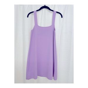 ZARA neon purple mini dress size medium
